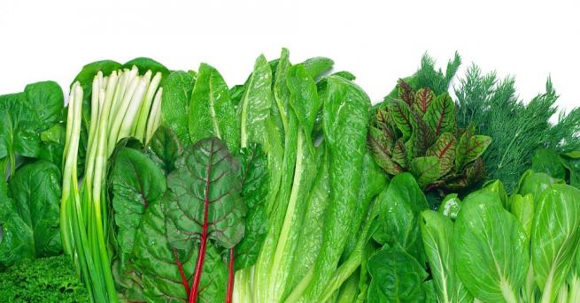 Консумацията на зелени листни зеленчуци помага за контролиране на нивата