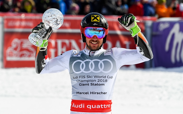 Марсел Хиршер Австрия спечели последния гигантски слалом от сезона в