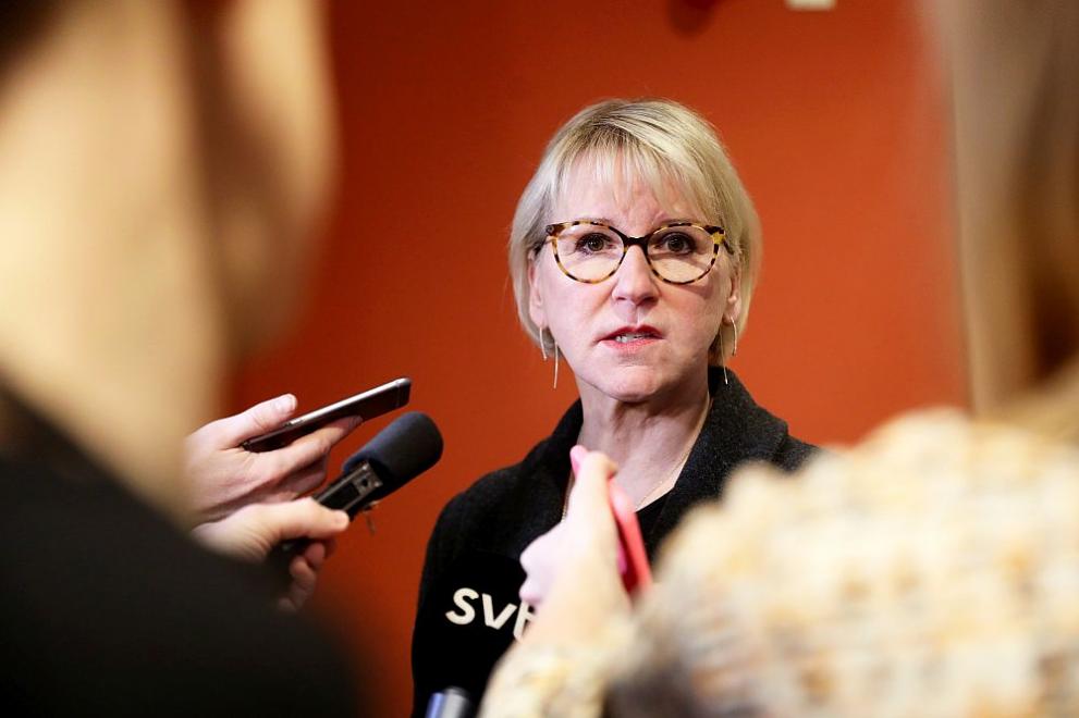 Шведската външна министърка Маргот Валстрьом