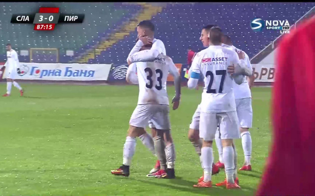 Галин Иванов записа втори гол за Славия в 87 та минута