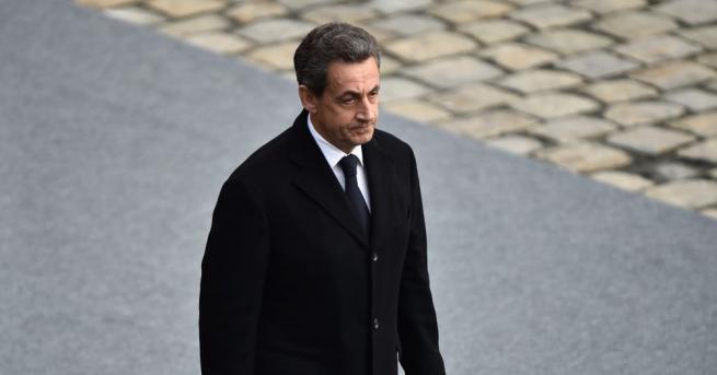 Бившият френски президент Никола Саркози, който вчера бе поставен под