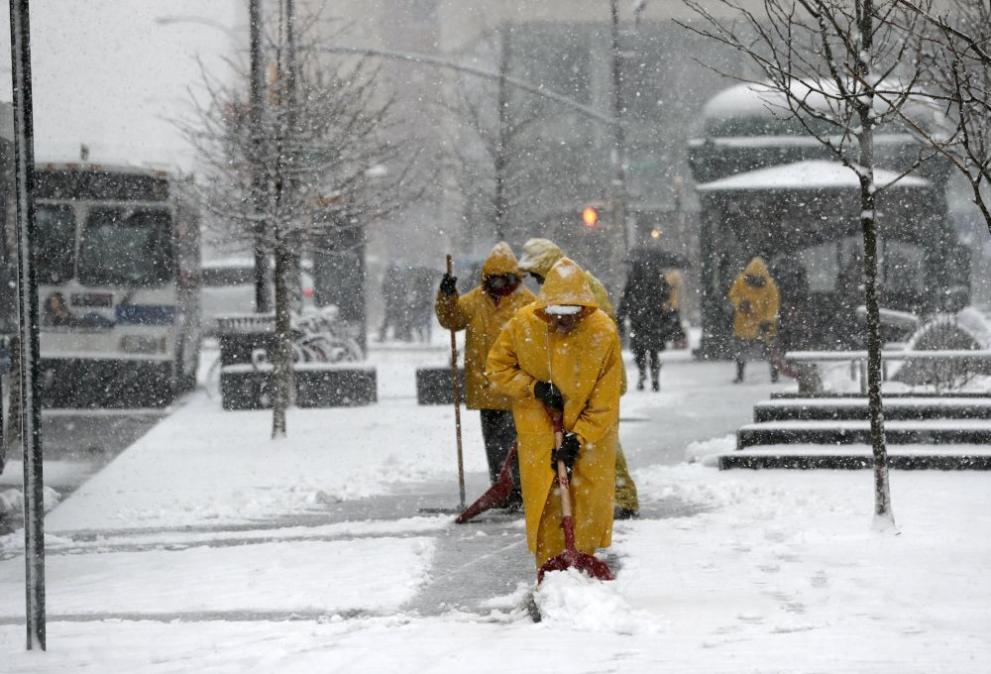  Зимна стихия Съединени американски щати 21 март 