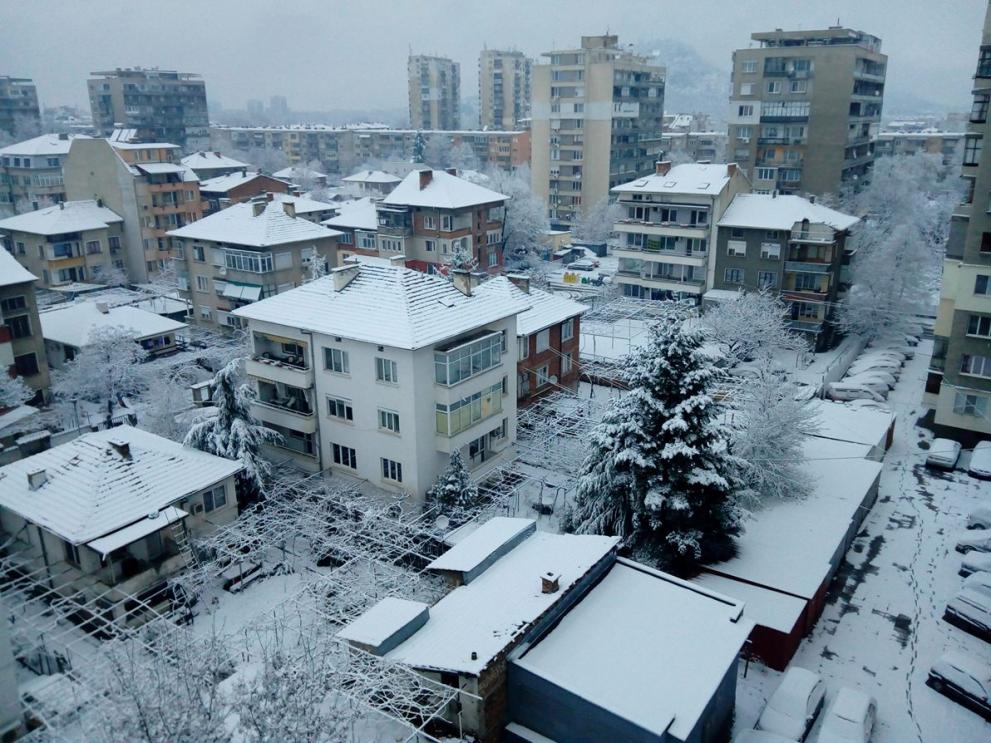 сняг Пловдив