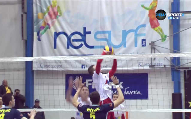 ЦСКА изравни полуфиналната серия срещу Монтана в мъжкото волейболно първенство