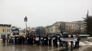 Русе таксита протест