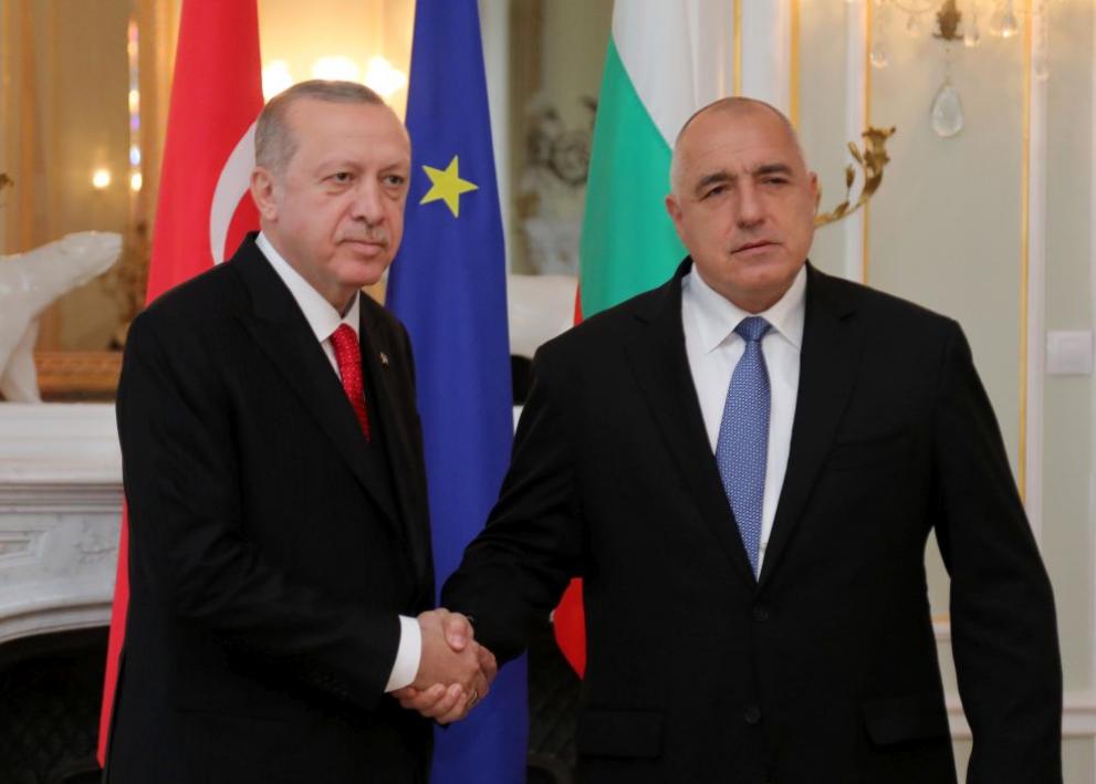 Реджеп Ердоган и Бойко Борисов на срещата ЕС - Турция във Варна през март