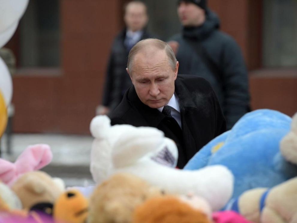Владимир Путин пристигна в сибирския град Кемерово