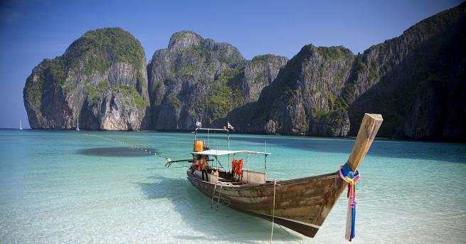 Тайландският залив прославил се благодарение на филма Плажът с Леонардо