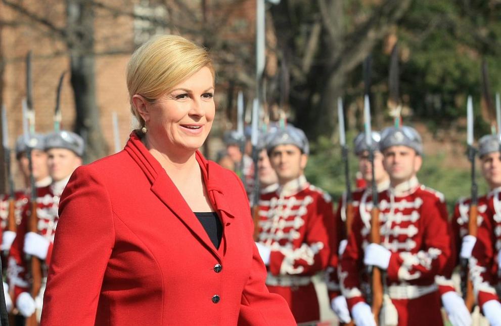  Хърватският президент Колинда Грабар-Китарович 