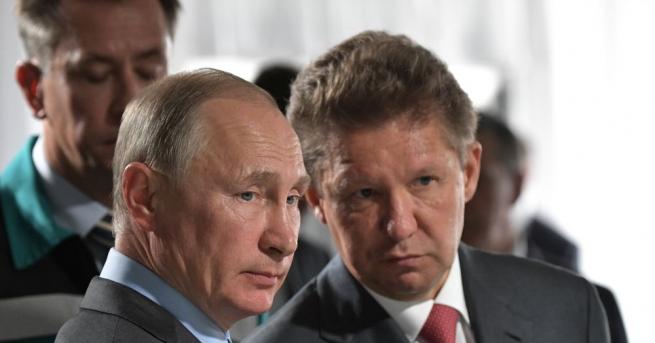 Главният изпълнителен директор на Газпром Алексей Милер заяви че е