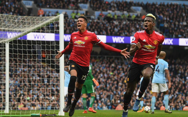 Интересен момент уловиха телевизионните камери по време на манчестърското дерби