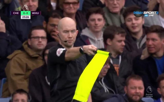 Челси Уест Хем 1 0 първо полувреме 33 и кръг