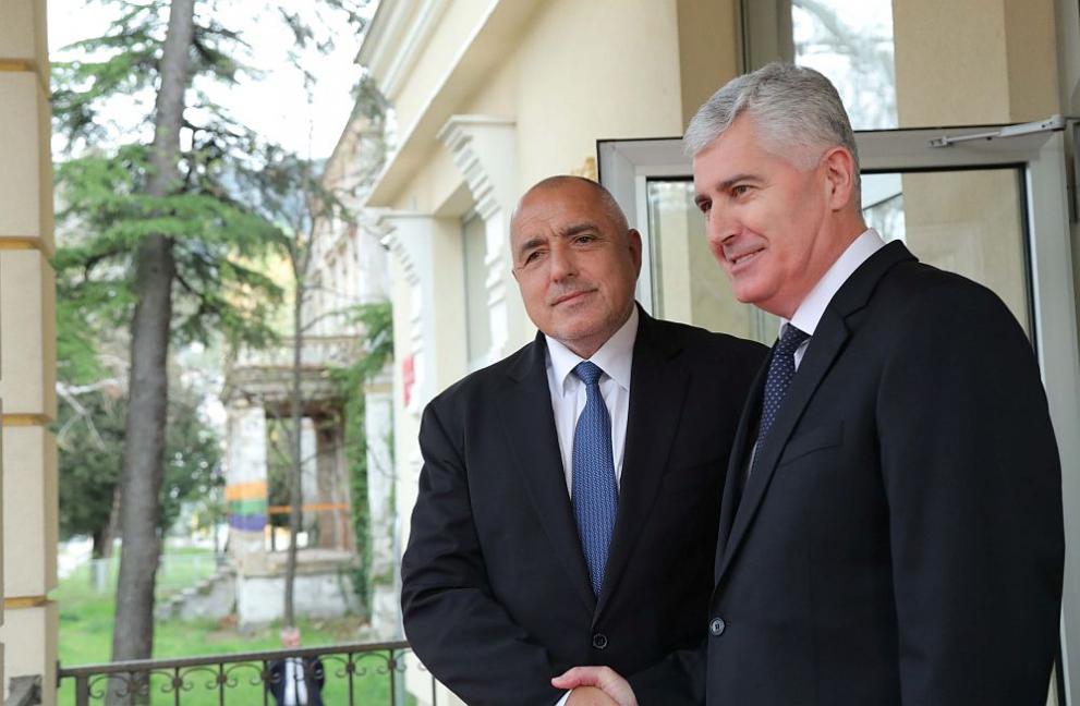 Бойко Борисов се срещна вчера с Драган Чович, член на Председателството на Босна и Херцеговина и домакин на 21-ия Международен икономически панаир в Мостар