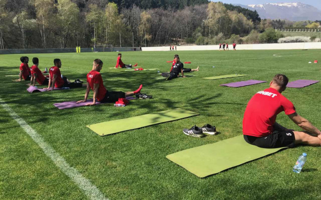 ЦСКА започна подготовка за предстоящия двубой от първенството срещу Верея