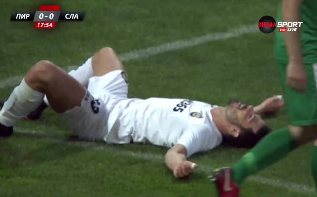 На полувремето Пирин Славия 0 1 В 19 ата минута