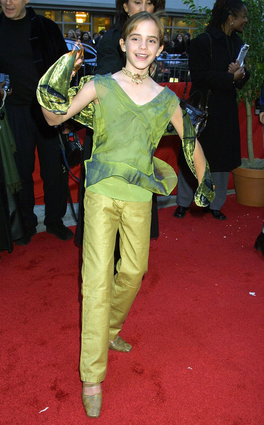 Ема Уотсън през 2001 година