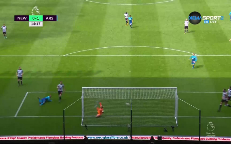 Нюкасъл - Арсенал 1:1 /първо полувреме/