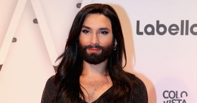 Победителката в конкурса Евровизия 2014 брадатата жена Кончита Вурст