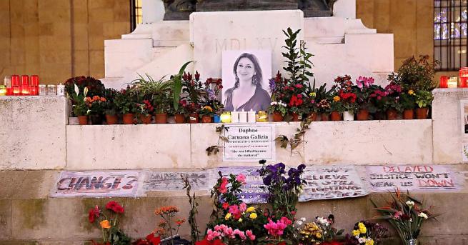 Шест месеца след убийството на малтийската журналистка и блогърка Дафне