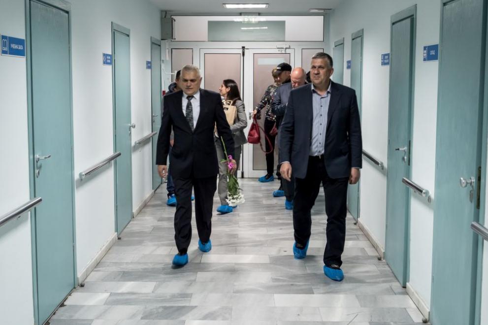  Ръководството на Министерство на вътрешните работи се срещна с ранената полицайка 