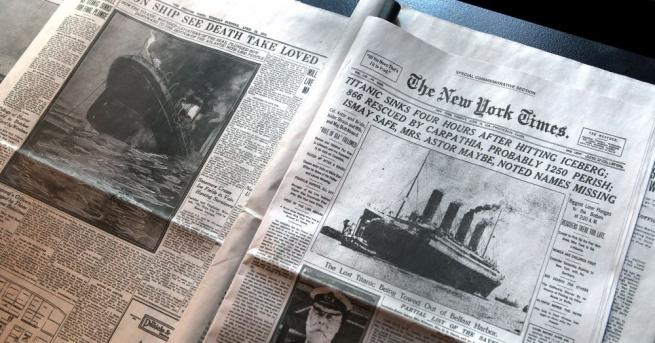 Менюто на първия обяд сервиран на борда на легендарния кораб