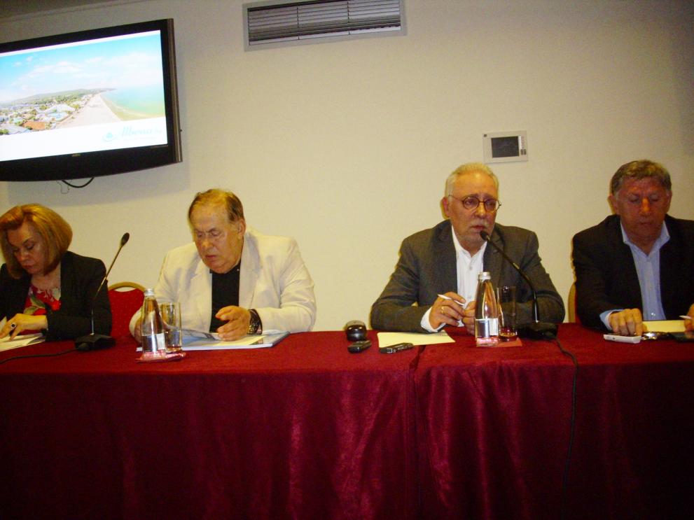 Съветът на директорите на "Албена"АД - /от ляво надясно/ - Маргита Тодорова, Иван Калинков, Радосвет Радев и Красимир Станев