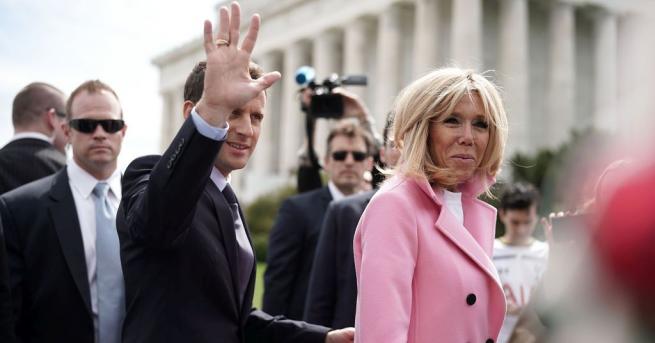 Френският президент Еманюел Макрон пристигна днес във Вашингтон на тридневно