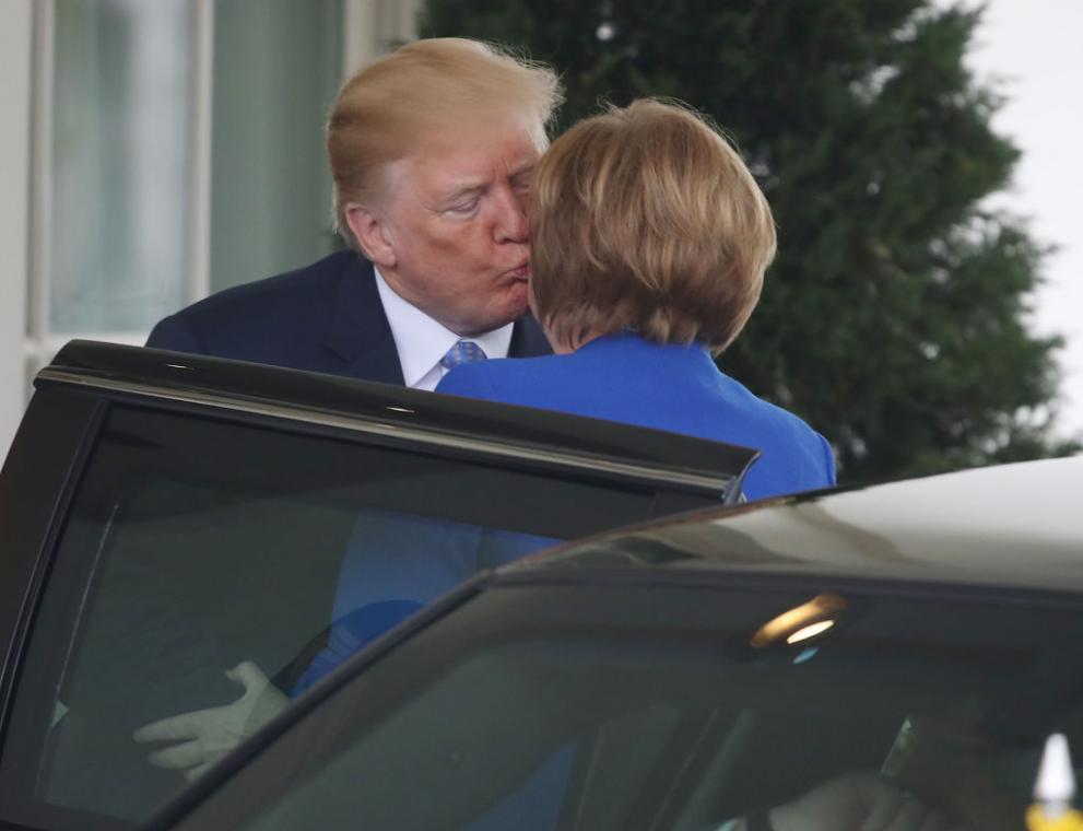 Доналд Тръмп и Ангела Меркел