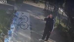 разпознат от записите на видеокамерите