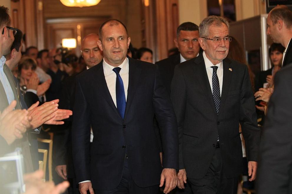 Президентът Румен Радев и австрийският му колега