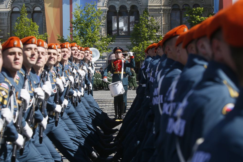 На Червения площад в Москва се проведе ежегодният парад, отбелязващ съветската победа над нацистите