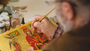 Иконописецът Пламен Малинов