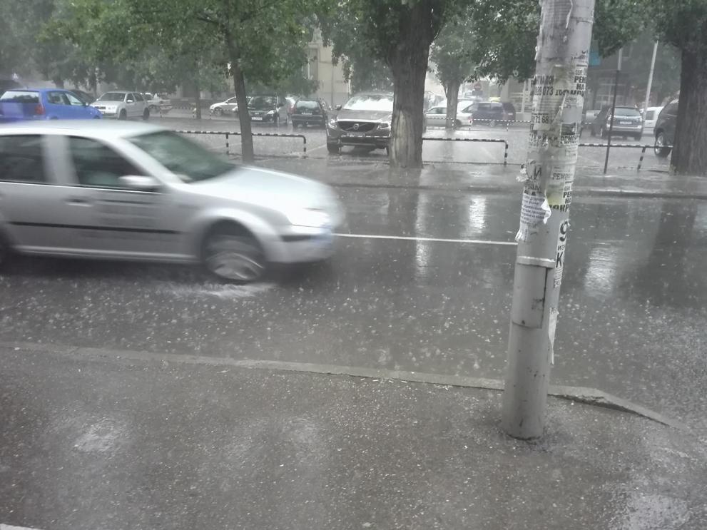 Хасково, дъжд