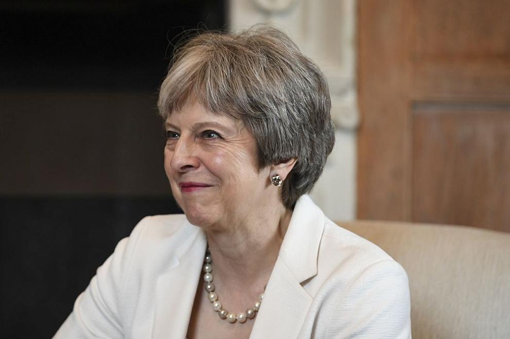  Британският министър председател Тереза Мей 