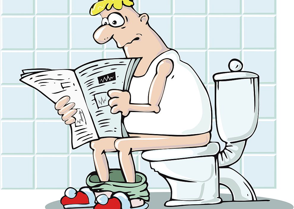Заседявали ли сте се толкова дълго в тоалетната, че краката ви да изтръпнат?