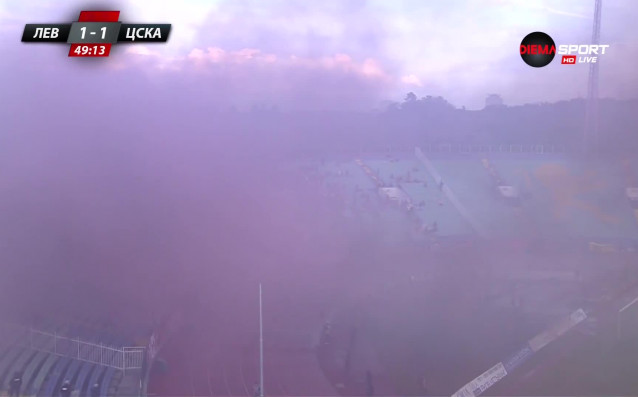 В началото на второто полувреме двубоят между Левски и ЦСКА