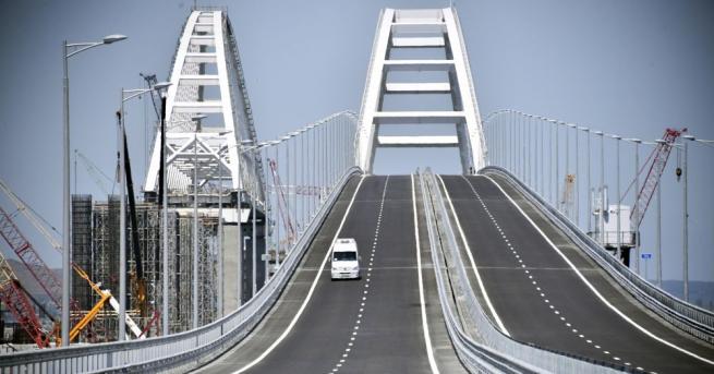 Съединените щати осъдиха вчера строителството на Керченския мост, свързващ руската