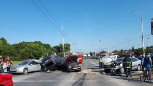Верижна катастрофа във Варна