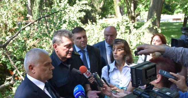 Според вътрешния министър Валентин Радев, най-важното е, че няма жертви