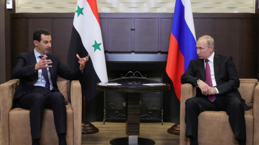 Башар Асад в Русия, какво поиска Путин от него
