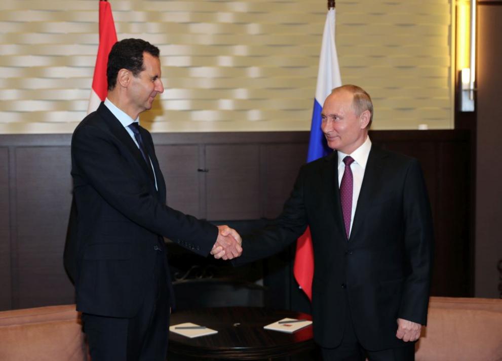  Башар Асад и Владимир Путин 