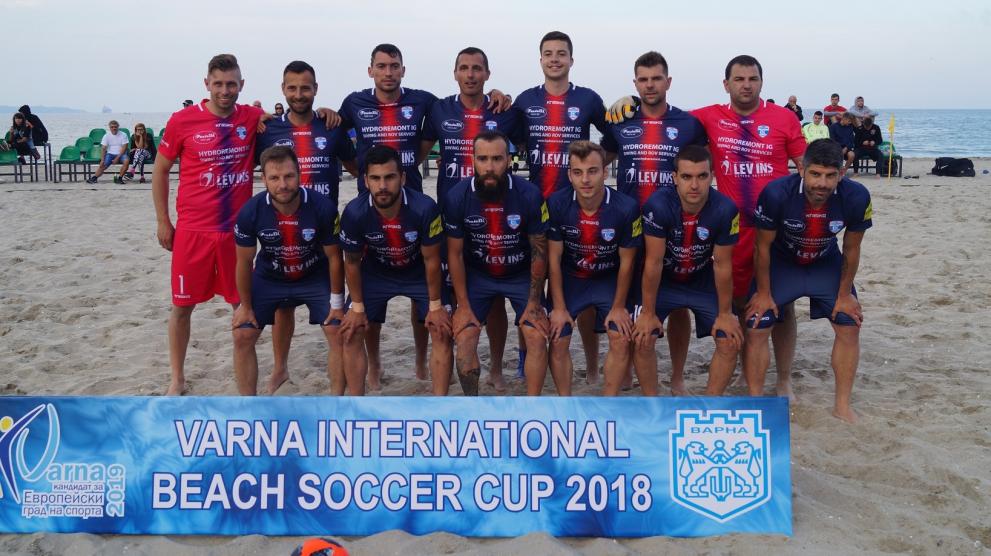 МФК Спартак обърна шампиона на Англия на старта на Varna International Beach Soccer Cup