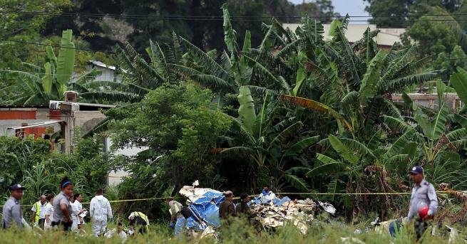 Кубинските власти обявиха национален траур за загиналите в самолетната катастрофа