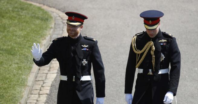Започна сватбата на британския принц Хари и американската актриса Меган