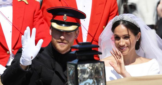 Британският принц Хари и съпругата му Меган Маркъл обиколиха Уиндзор