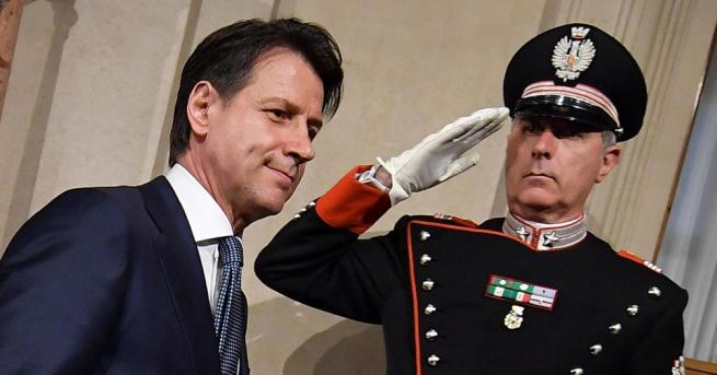 Президентът на Италия Серджо Матарела даде мандат на новодошлия в