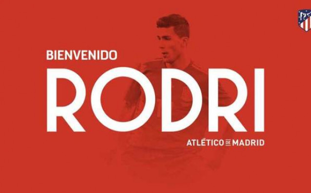 Атлетико Мадрид официално оповести привличането на халфа Родри от Виляреал.
