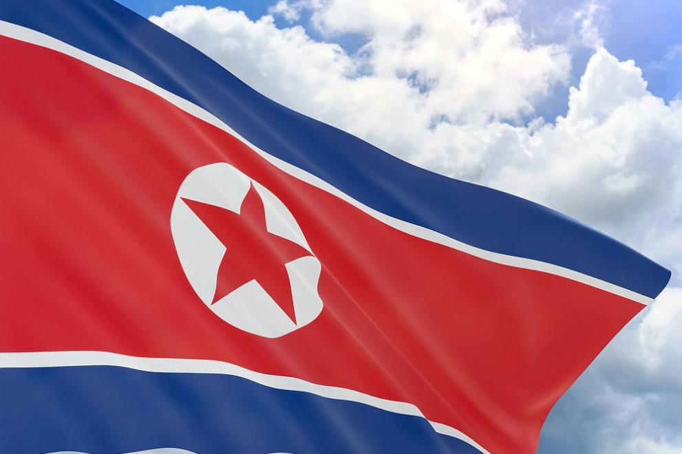 Северна Корея флаг