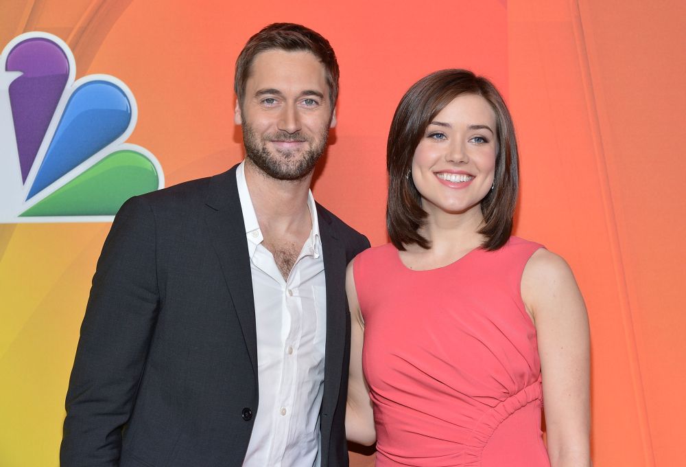 Американската актриса Меган Буун и Райън Егголд, с когото си партнира в 