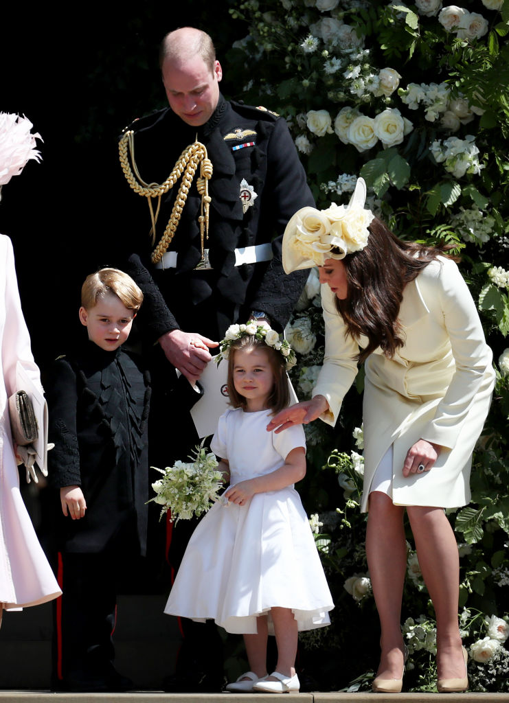 Принц Джордж, принцеса Шарлот, Уилям и Кейт